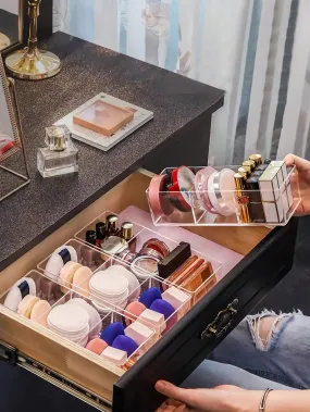 1pc Clear Cosmetic Storage Box