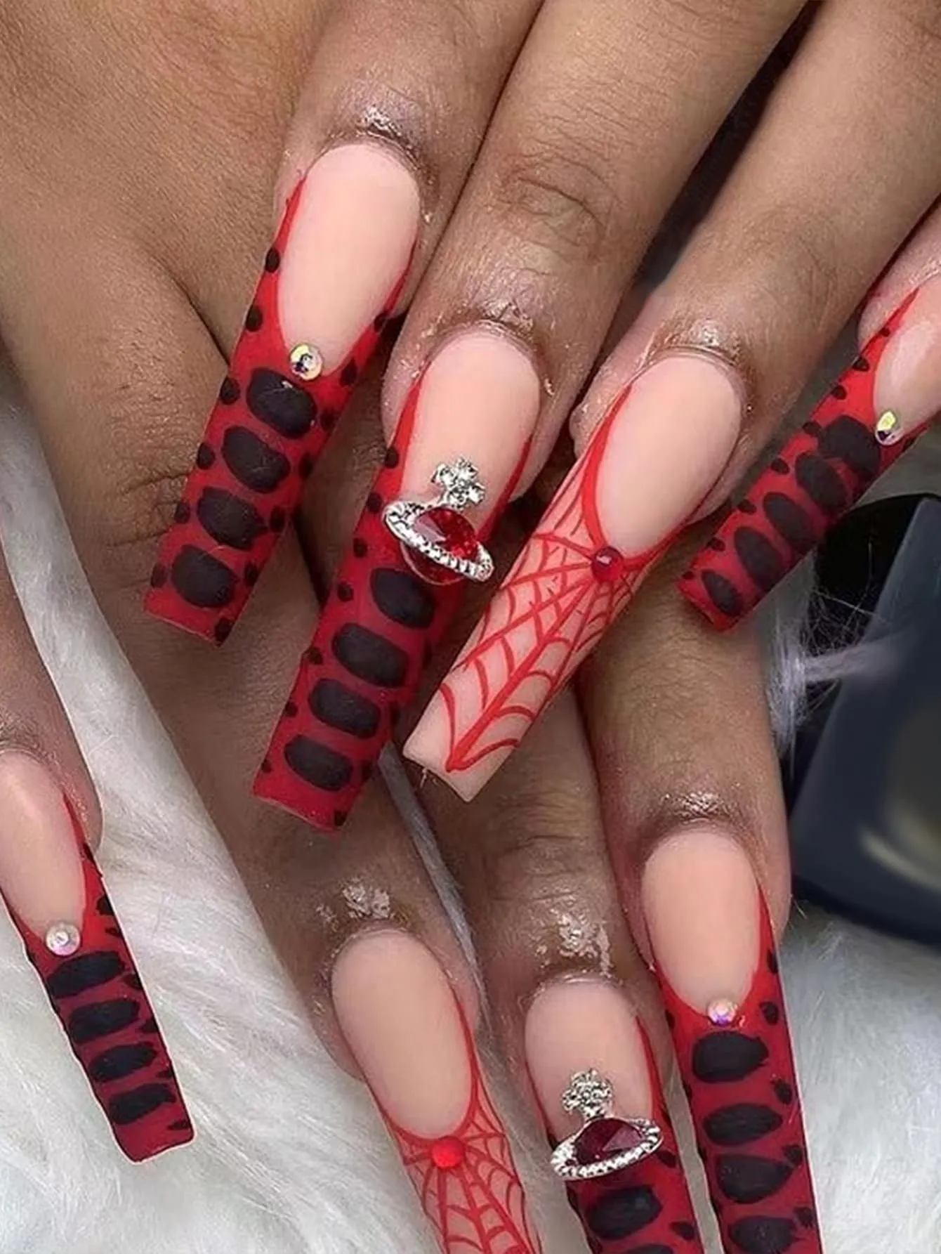 24 Pieces Extra Long Coffin Nails