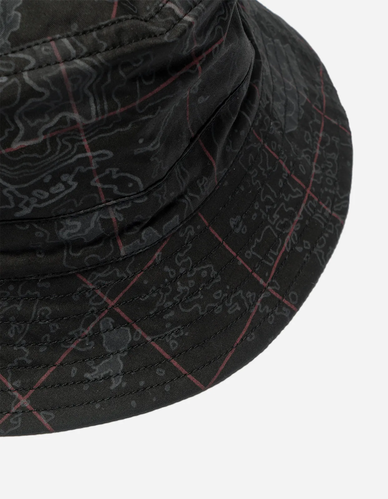 5227 Reversible Contour Bucket Hat Black/Subdued Night