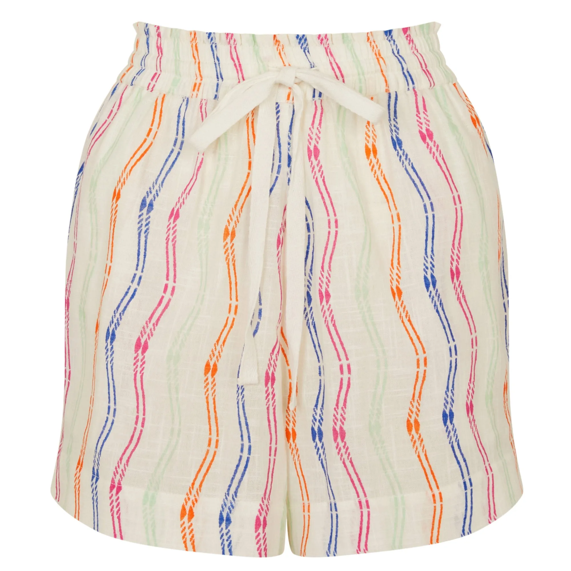 Accessorize London Women's Multi Stripe Shorts Small