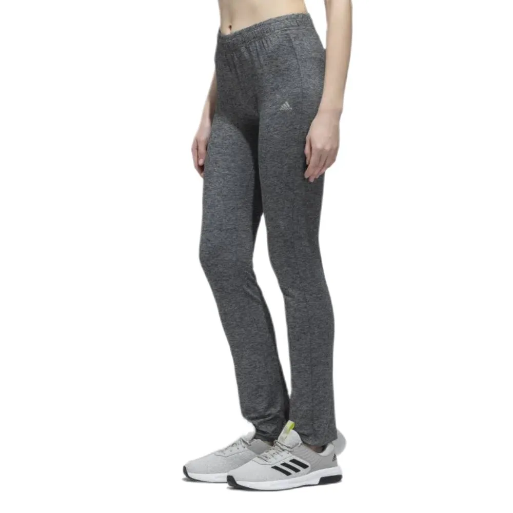 Adidas Women's Workout Pants (Dark Grey Heather/Black)