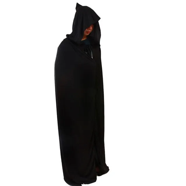 Adult Halloween Vampire Costumes Women Men Gothic Hooded Cloak Wicca Robe Medieval Witchcraft Larp Cape Scary Costumes