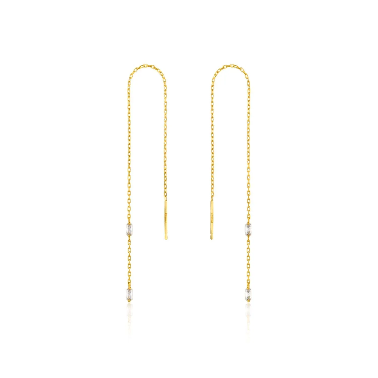 Ania Haie Glow Threader Earrings - Gold