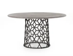 ARDEN DINING TABLE, DARK GREY