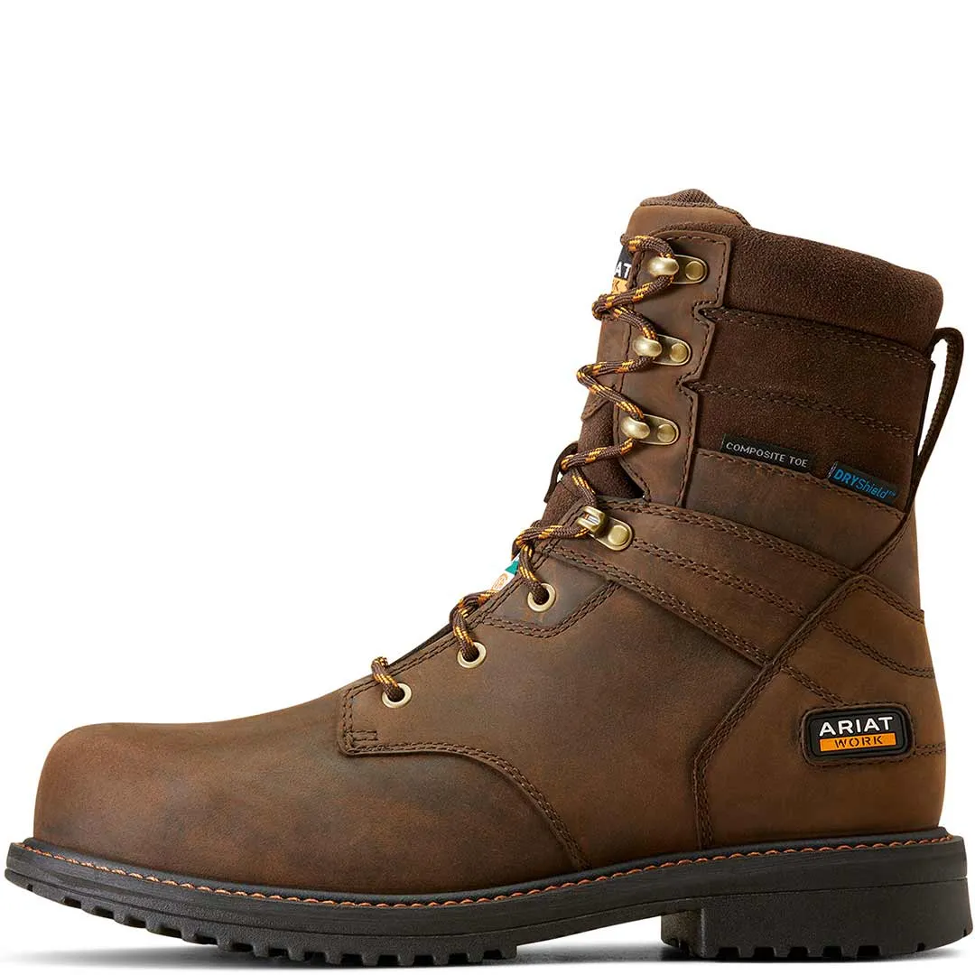 Ariat Men's RigTEK 8" CSA Waterproof Composite Toe Work Boots