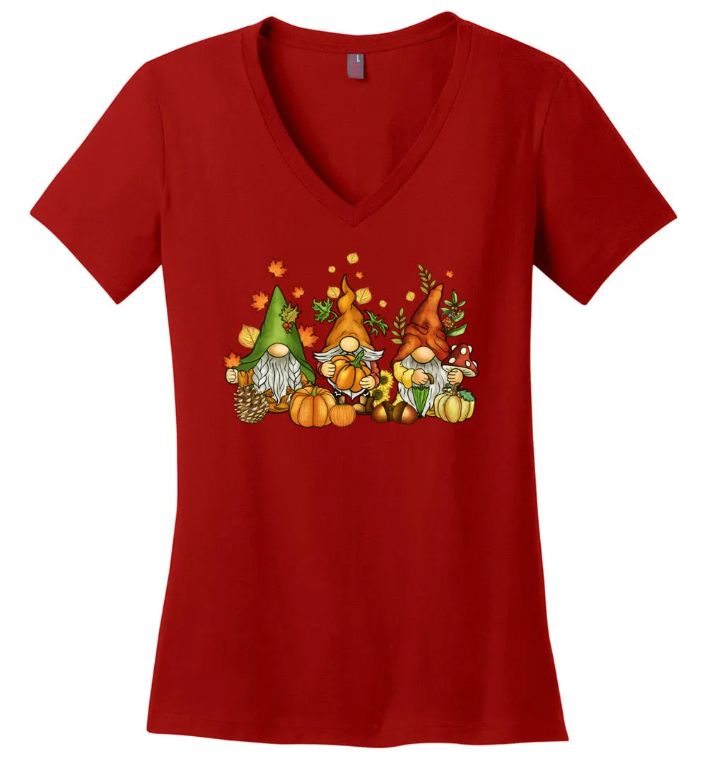 Autumn Gnomies V-necks