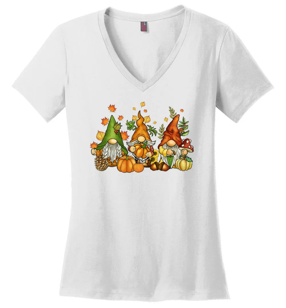 Autumn Gnomies V-necks