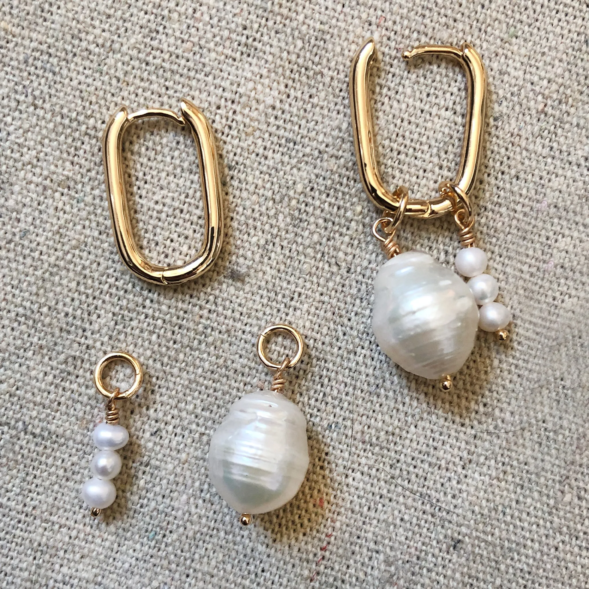 Baroque Pearl Charm