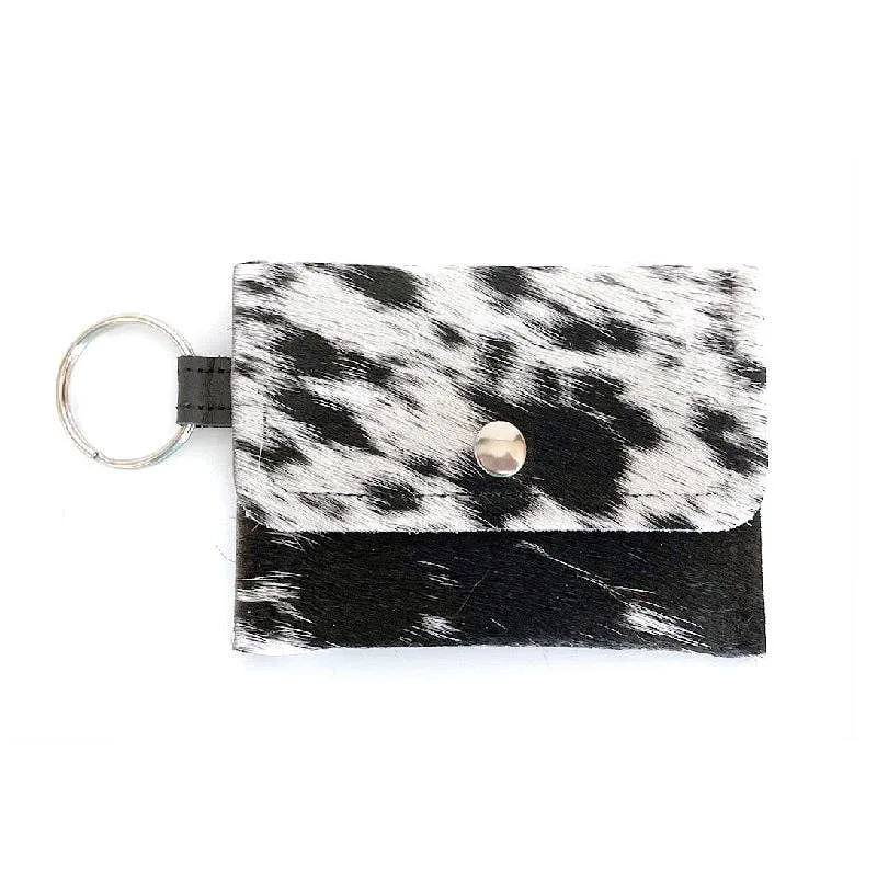 Beaudin Wholesale - Keychain Wallet | Cowhide & Leather Small Card Holder: Jaguar