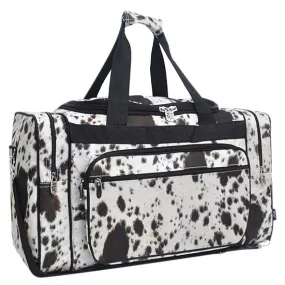 Black Cowhide NGIL Canvas 23" Duffle Bag