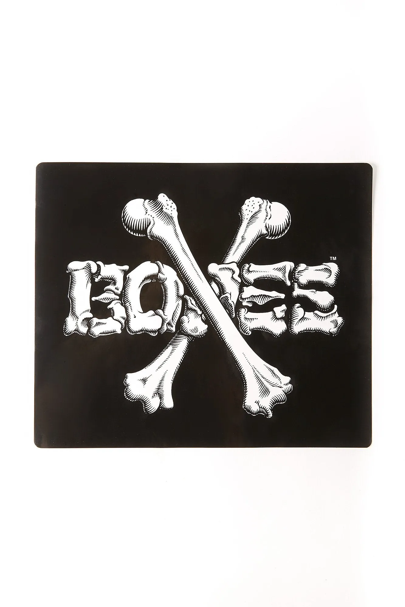 Bones Crossbones 10" x 12" Sticker