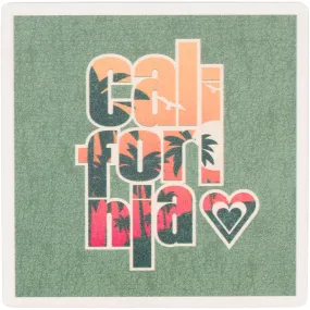 California Palms Ceramic Coaster