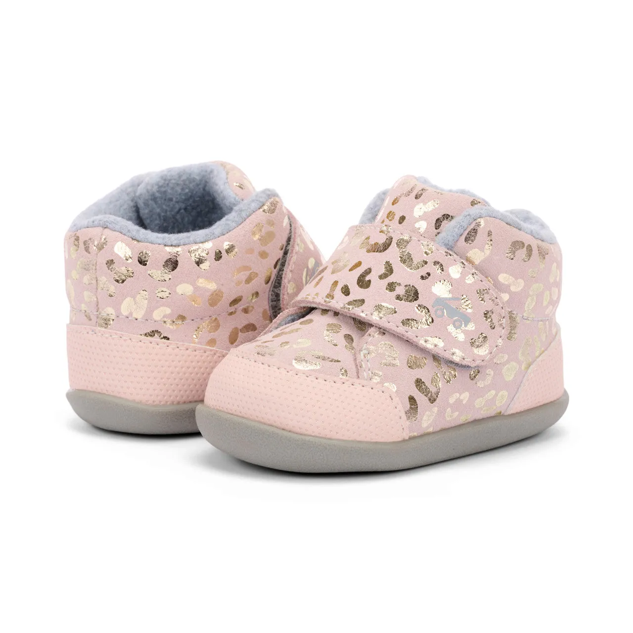 Casey (First Walker) Infant Bootie -  Peach/Gold