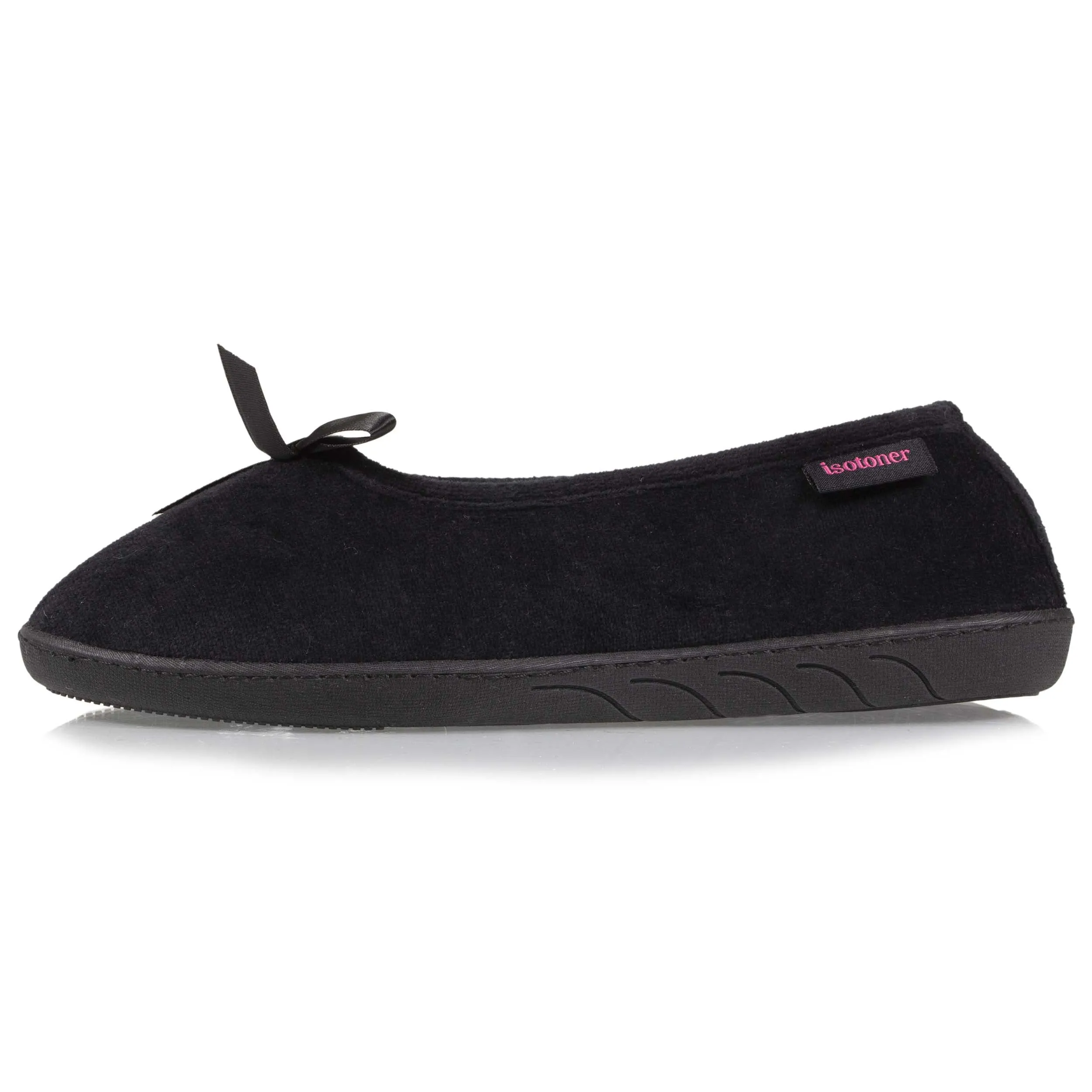 Chaussons ballerines Femme nud Noir