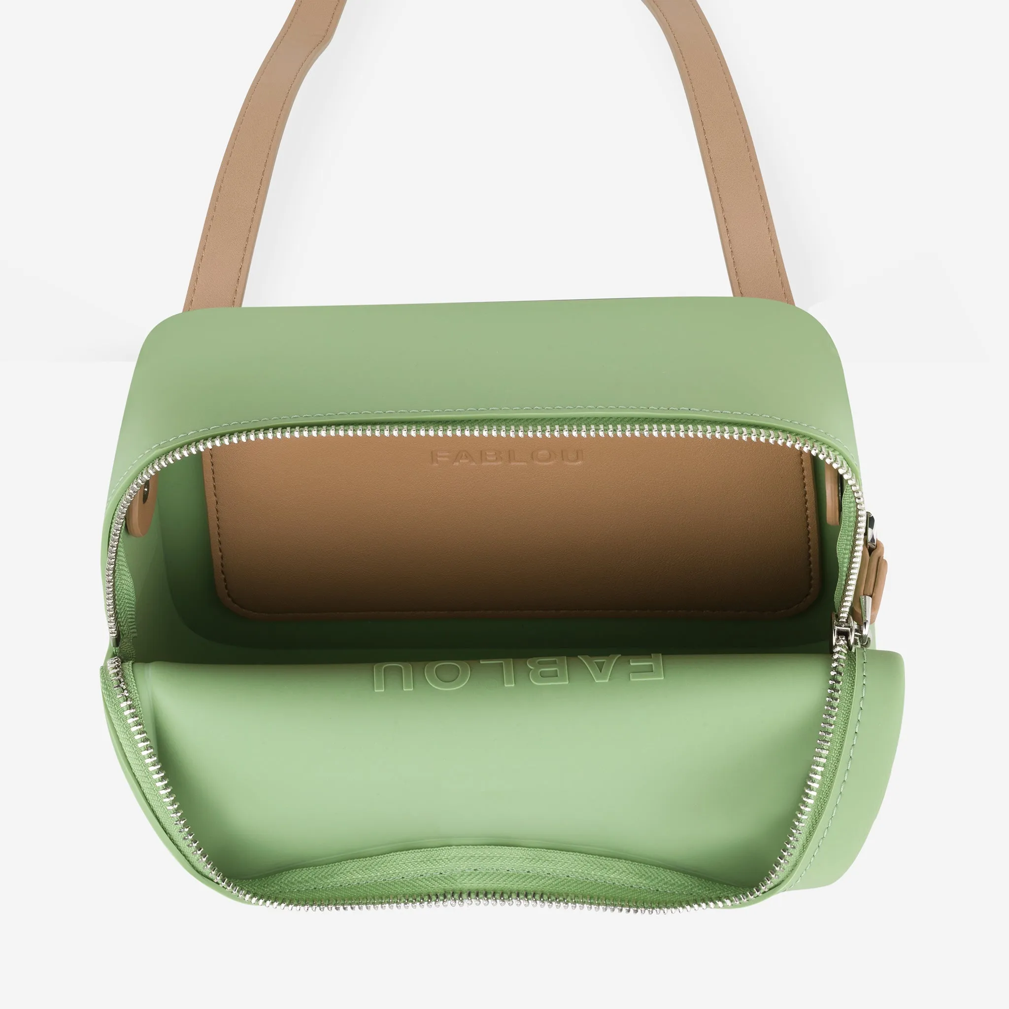 Chelsea silicone crossbody bag - Pistachio