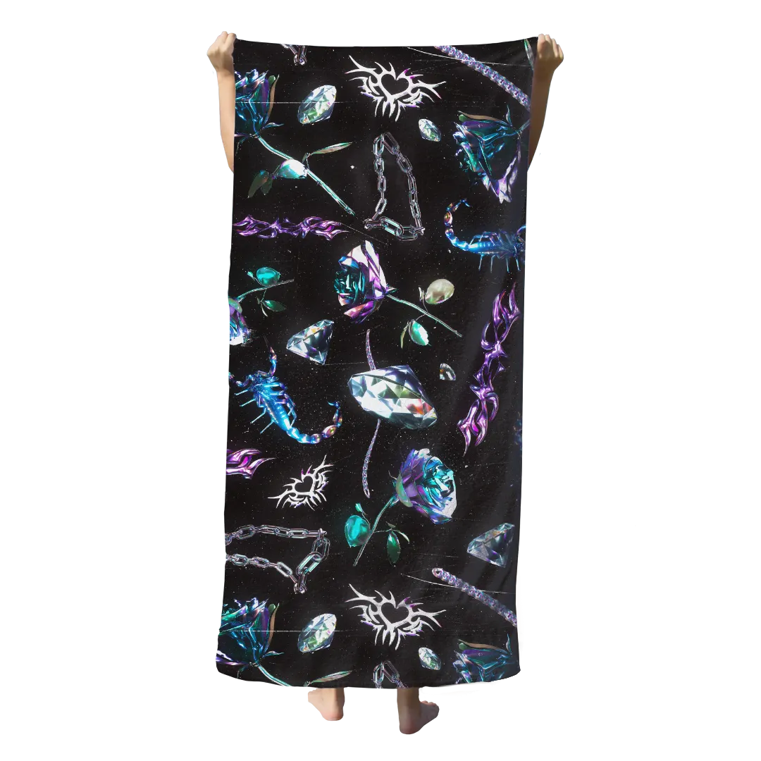 Chrome Sting Beach Towel