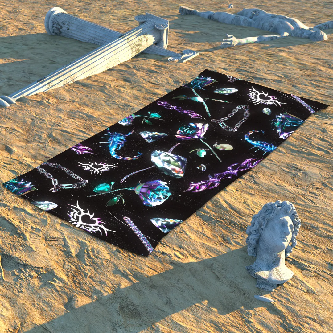 Chrome Sting Beach Towel