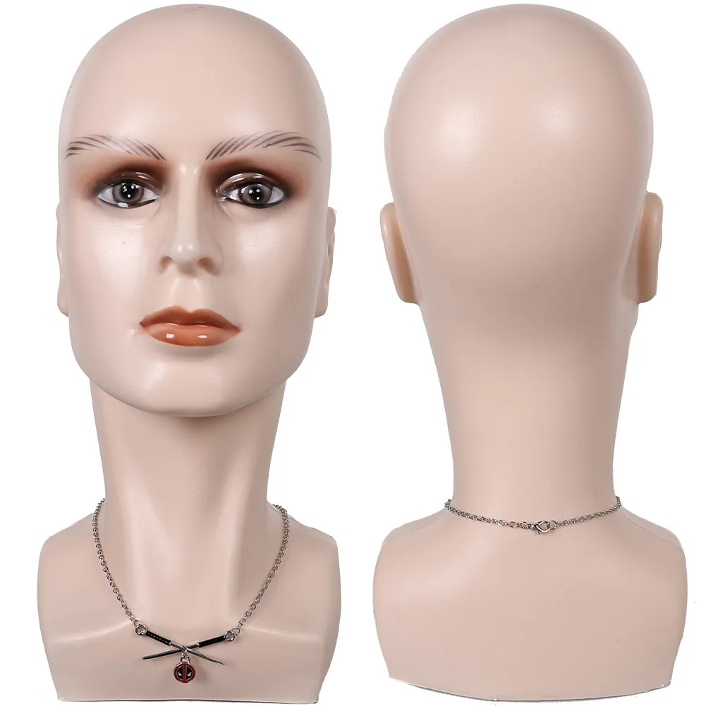 Cosplay Halloween Carnival Costume Accessories Deadpoo necklace Clothing matching