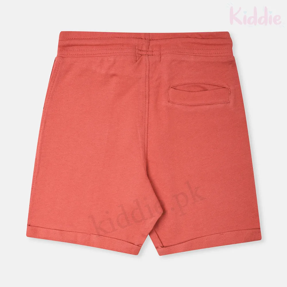 Couture's Light Red Terry Shorts 3901