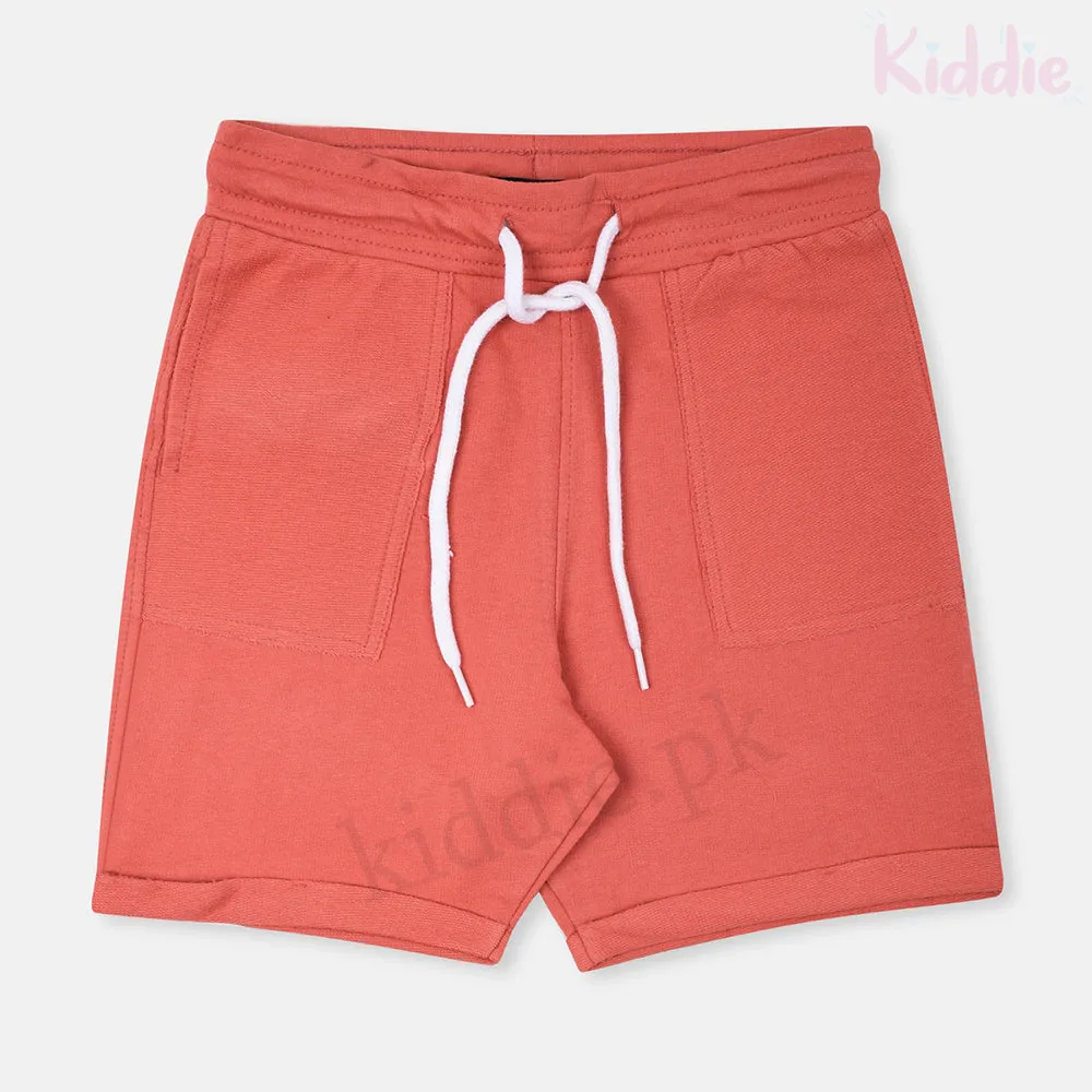 Couture's Light Red Terry Shorts 3901