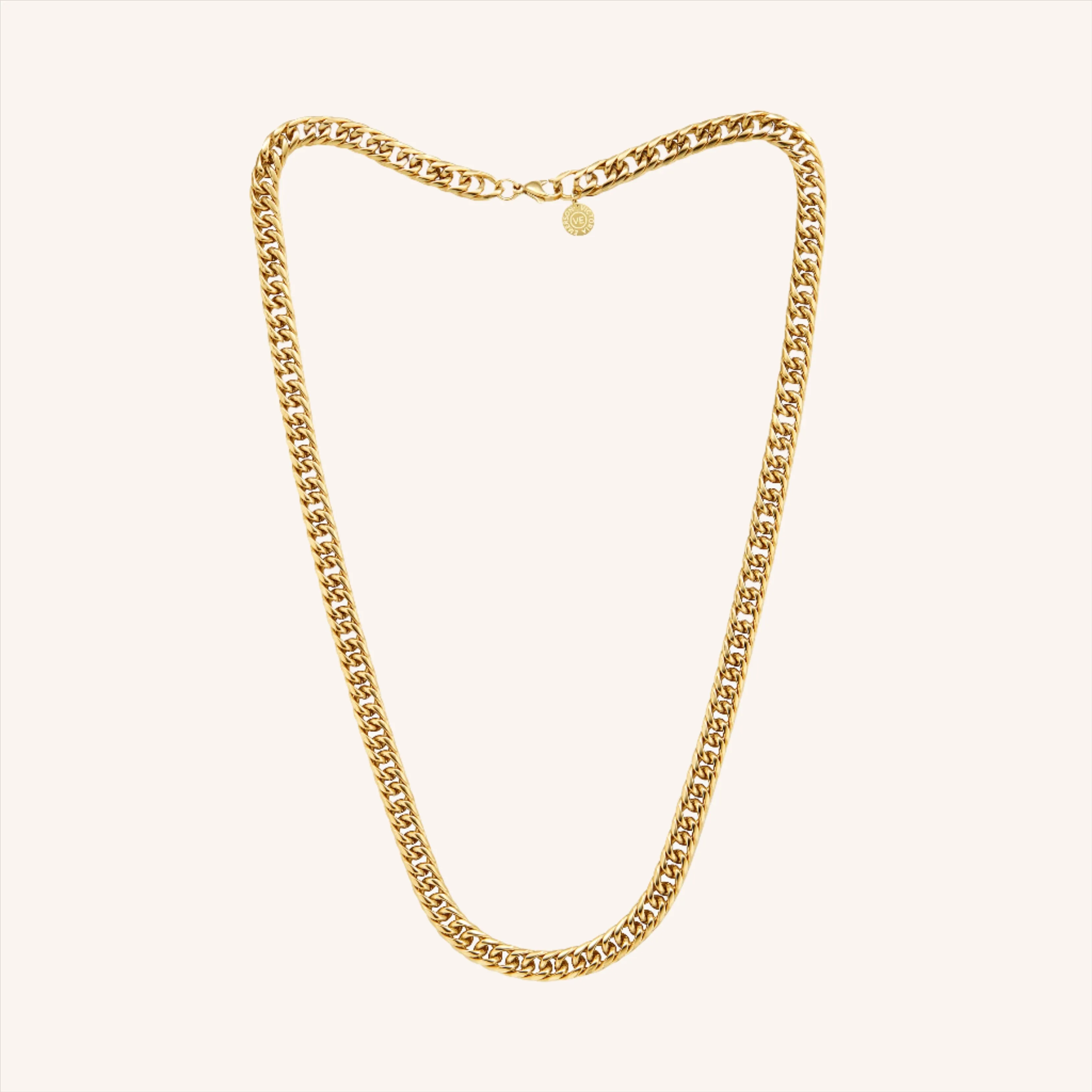 Cuban Chopin Chain Necklace - 22"