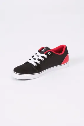 DC Youth Black And Red Anvil Shoes