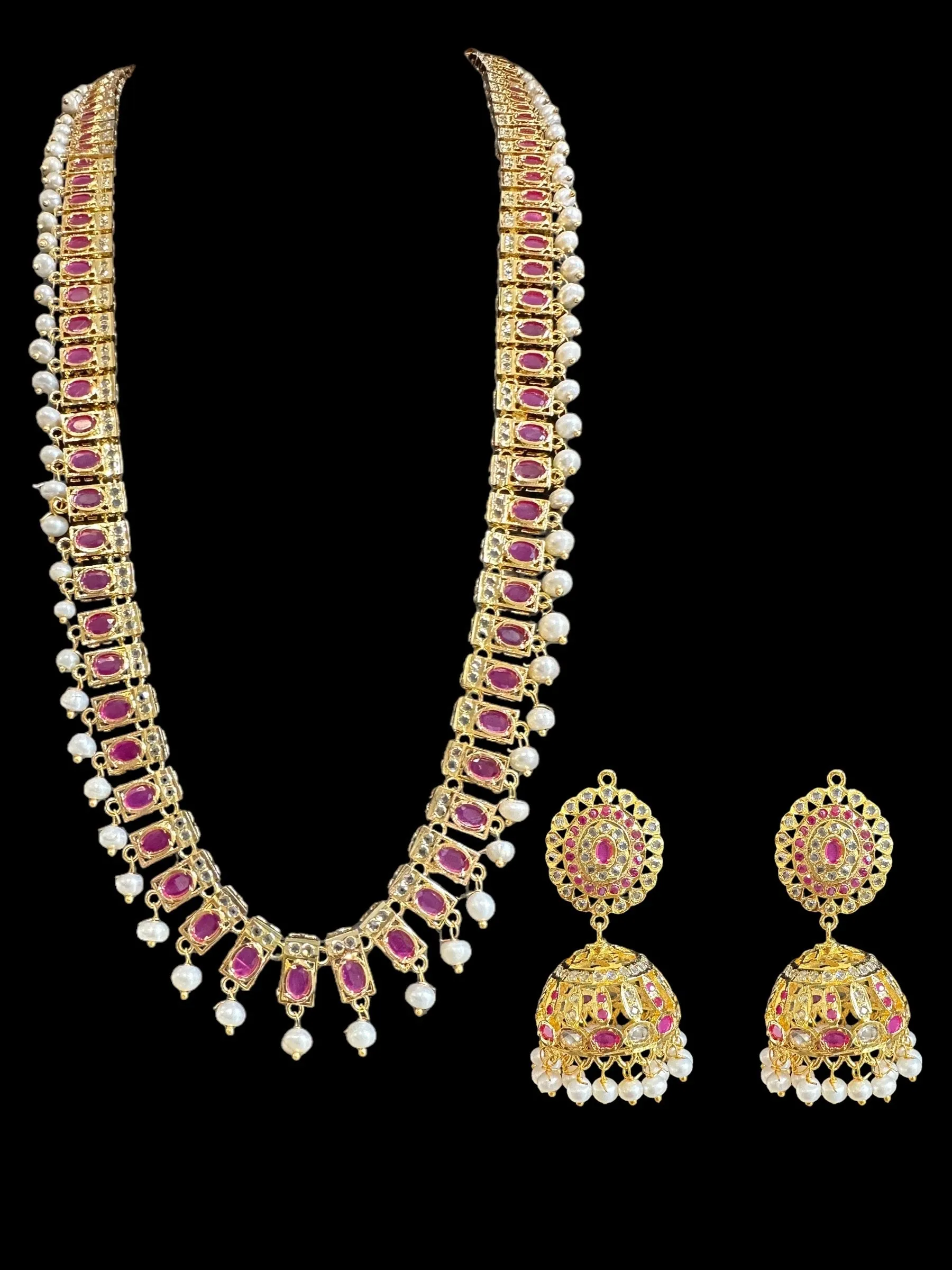 DLN51 long pathani style hyderabadi rani haar ( READY TO SHIP )