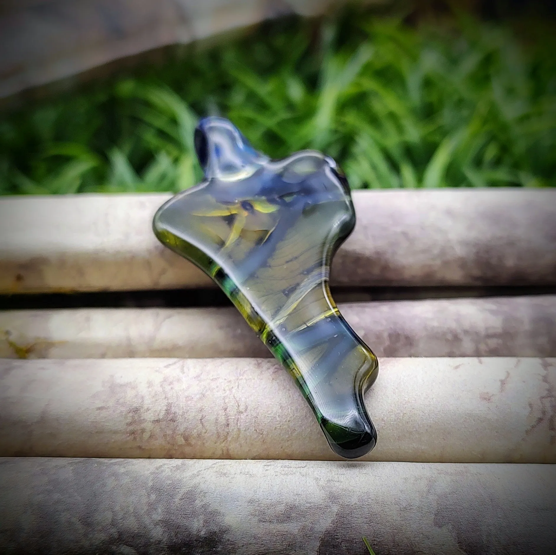 Fumed Askew Pendant (Ready To Ship)