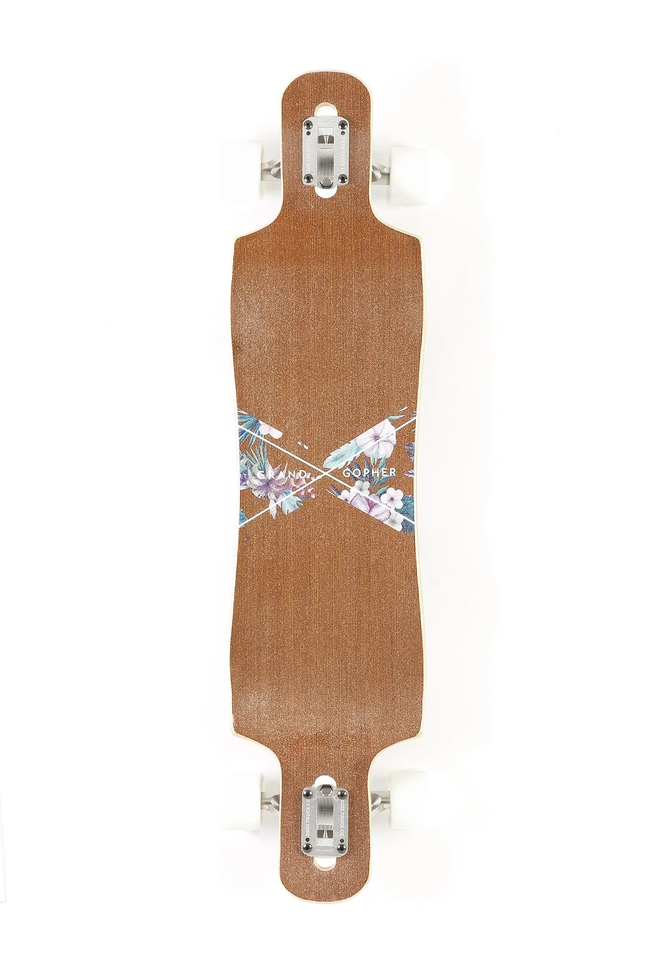 Grand Gopher Floral Wood 39" Longboard