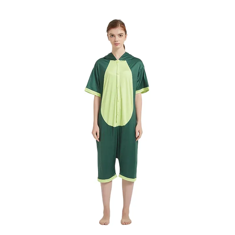 Green Dinosaur Adult Summer Onesie