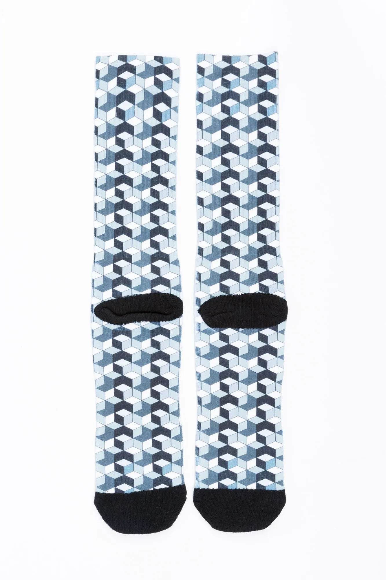 Guys Geometric Sublimation Crew Socks