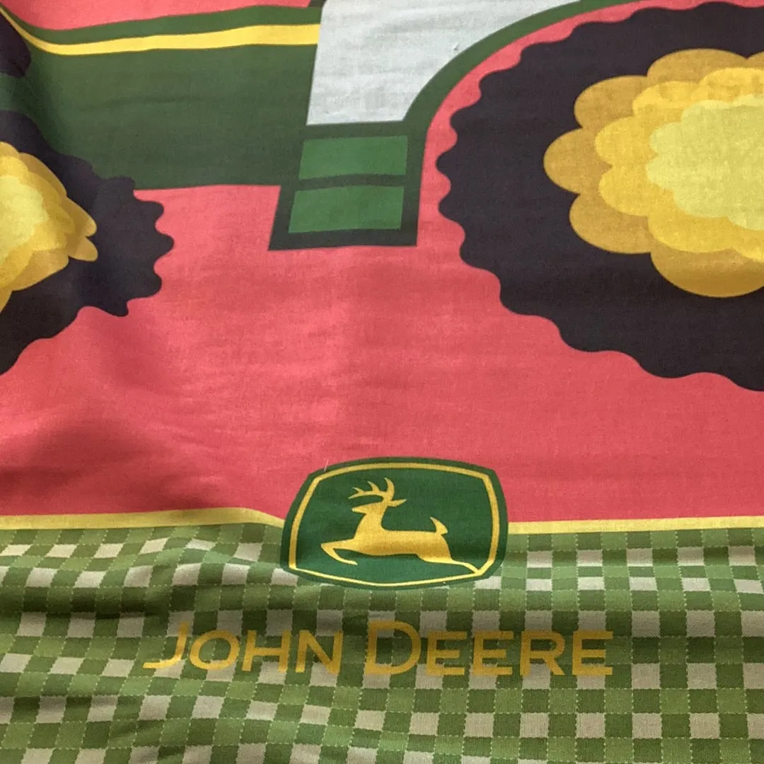 John Deere Farm Sweet Farm with Plaid Fabric CP70217 | Nutex