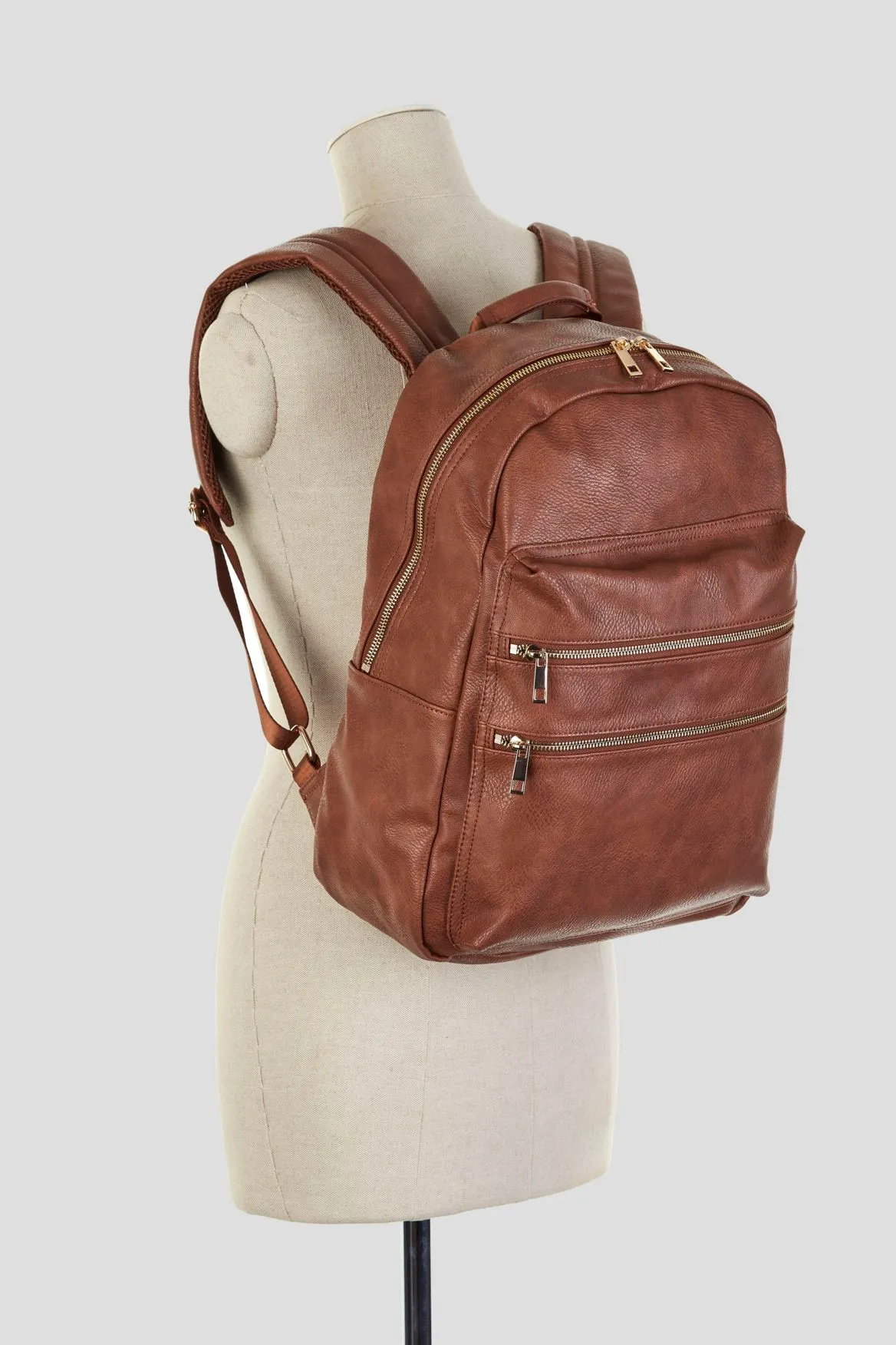 Large 3 Zip Compartment Backpack