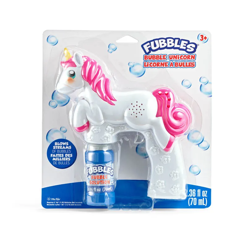 Little Kids Inc Fubbles Unicorn Bubble Blaster