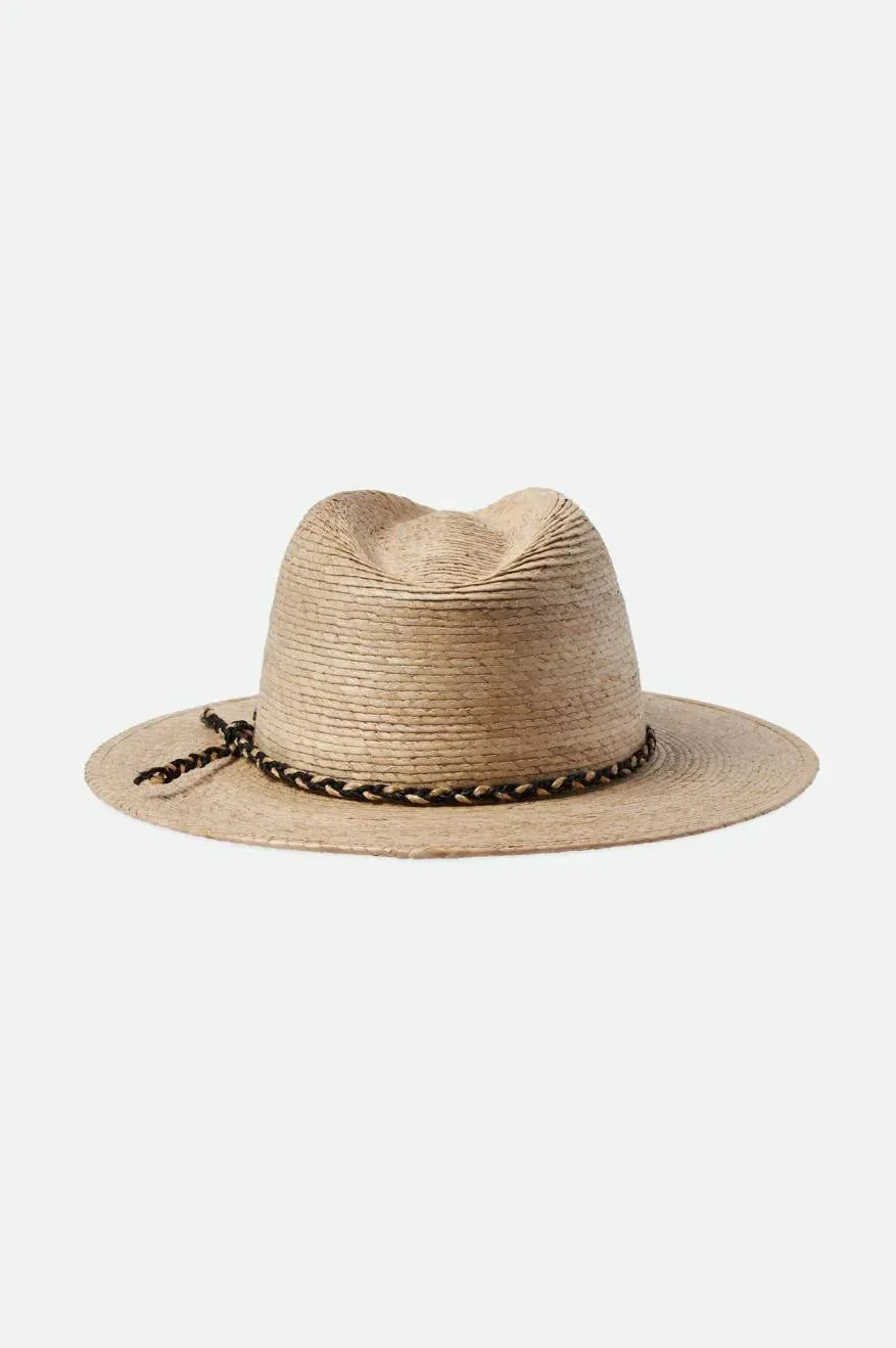 Messer Western Straw Fedora - Natural