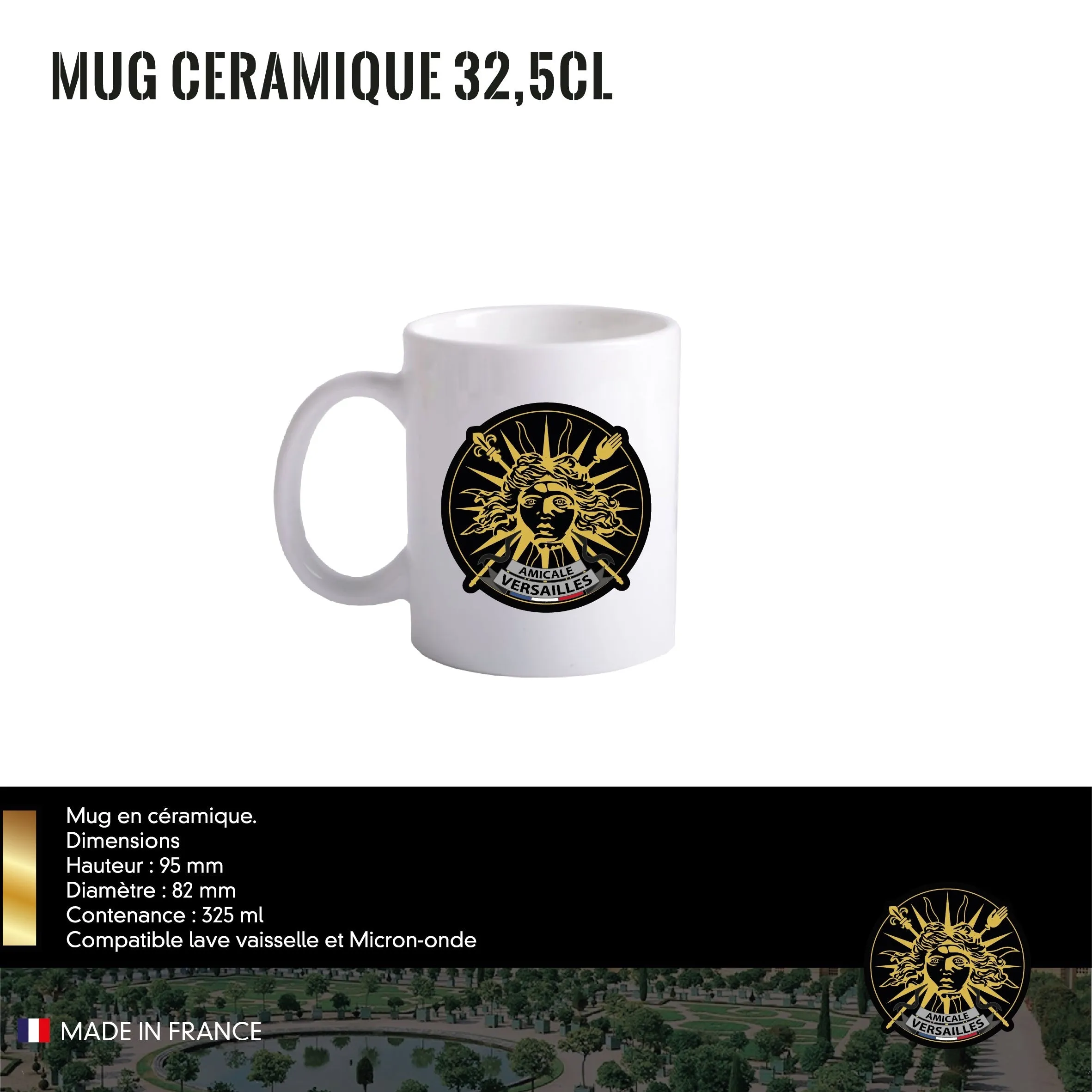 Mug Céramique 32,5 cl VERSAILLES