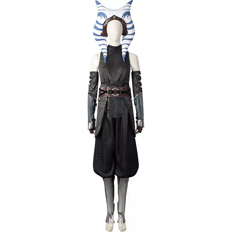 【New Arrival】Xcoser Star Wars: Ahsoka Tano Cosplay Costume Women Outfit Full Set Halloween