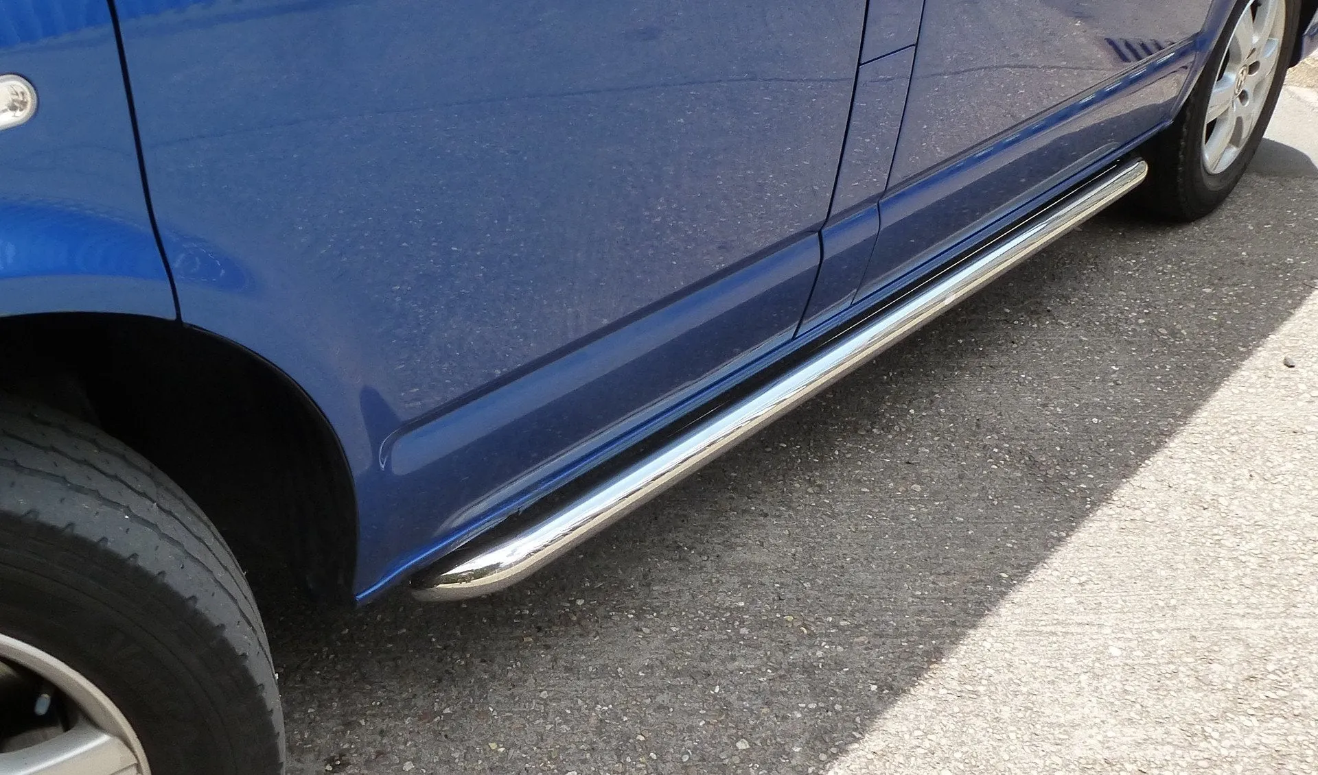 OE Style Stainless Steel Side Bars for Volkswagen Transporter T5 SWB