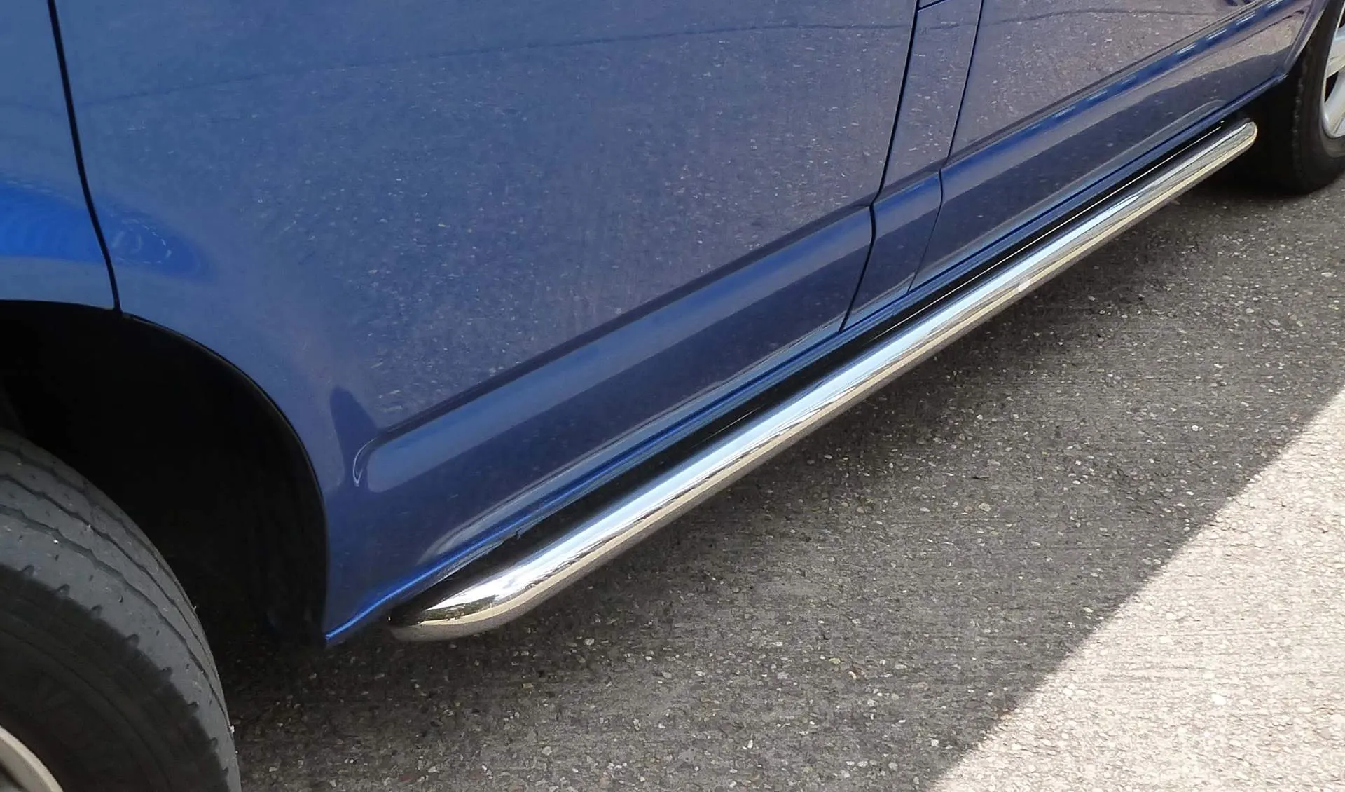 OE Style Stainless Steel Side Bars for Volkswagen Transporter T5 SWB