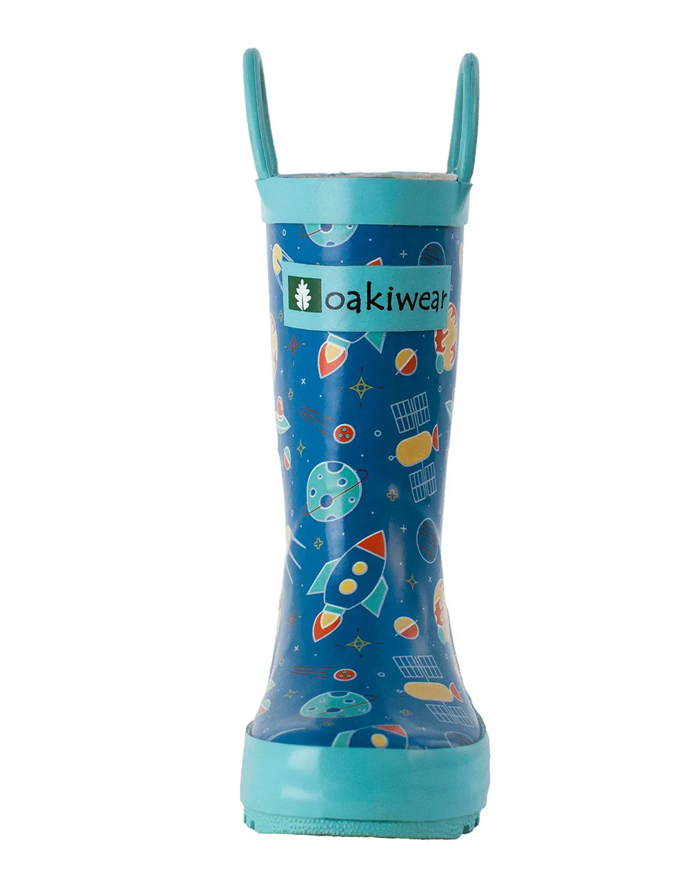 Outer Space Loop Handle Rubber Rain Boots