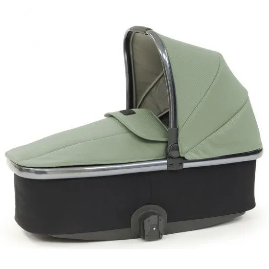 Oyster 3 Stroller & Carrycot - Gun Metal/Spearmint