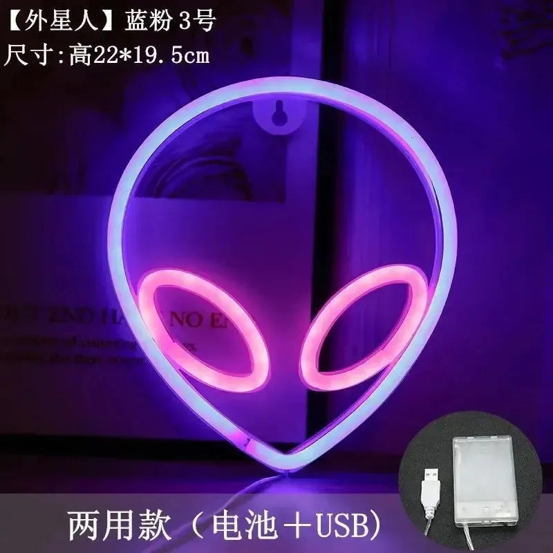 Planet LED Lights Neon Light Sign Bedroom Decor