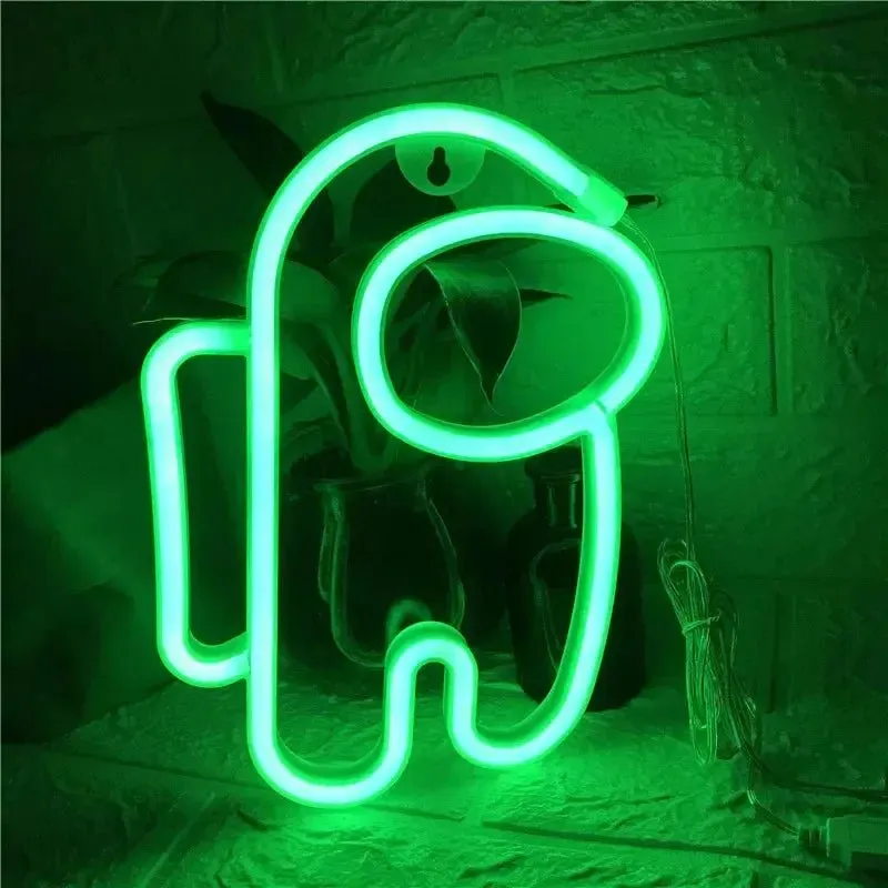 Planet LED Lights Neon Light Sign Bedroom Decor