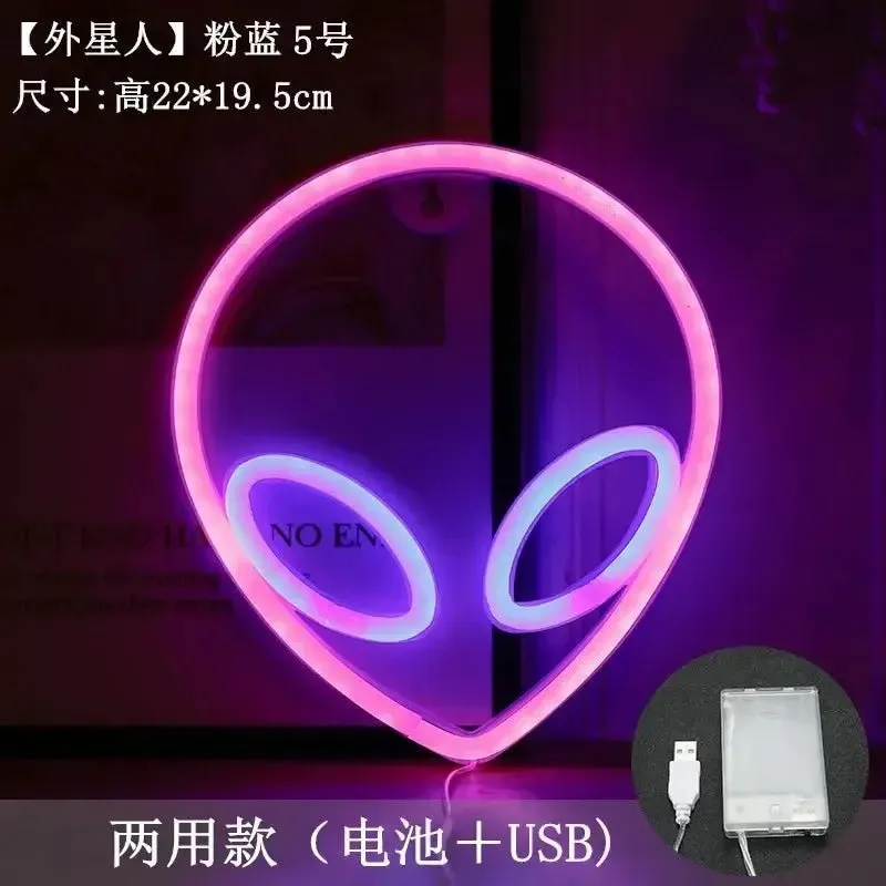 Planet LED Lights Neon Light Sign Bedroom Decor