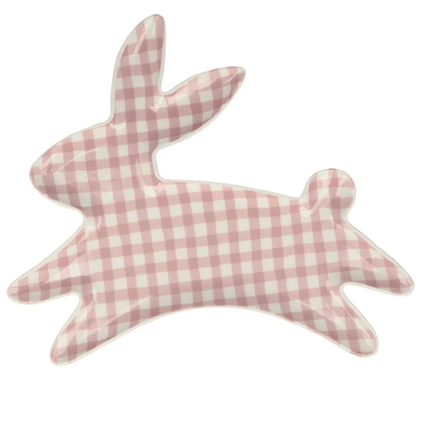 Porcelain Bunny Plates - Pack of 2