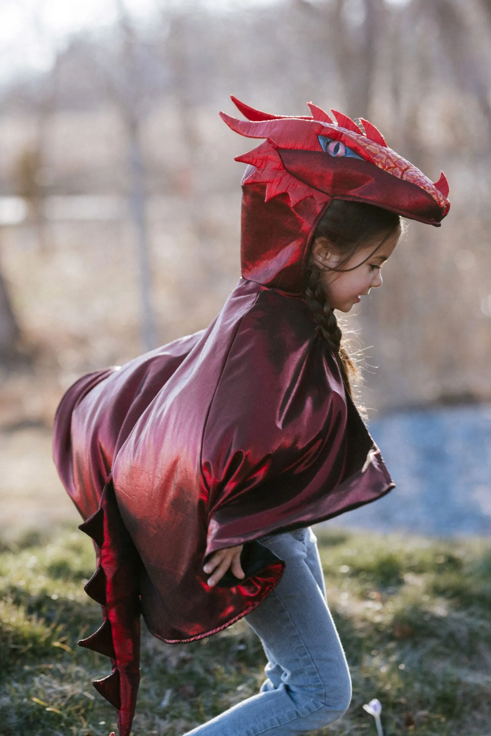 Ruby The Metallic Dragon Cape