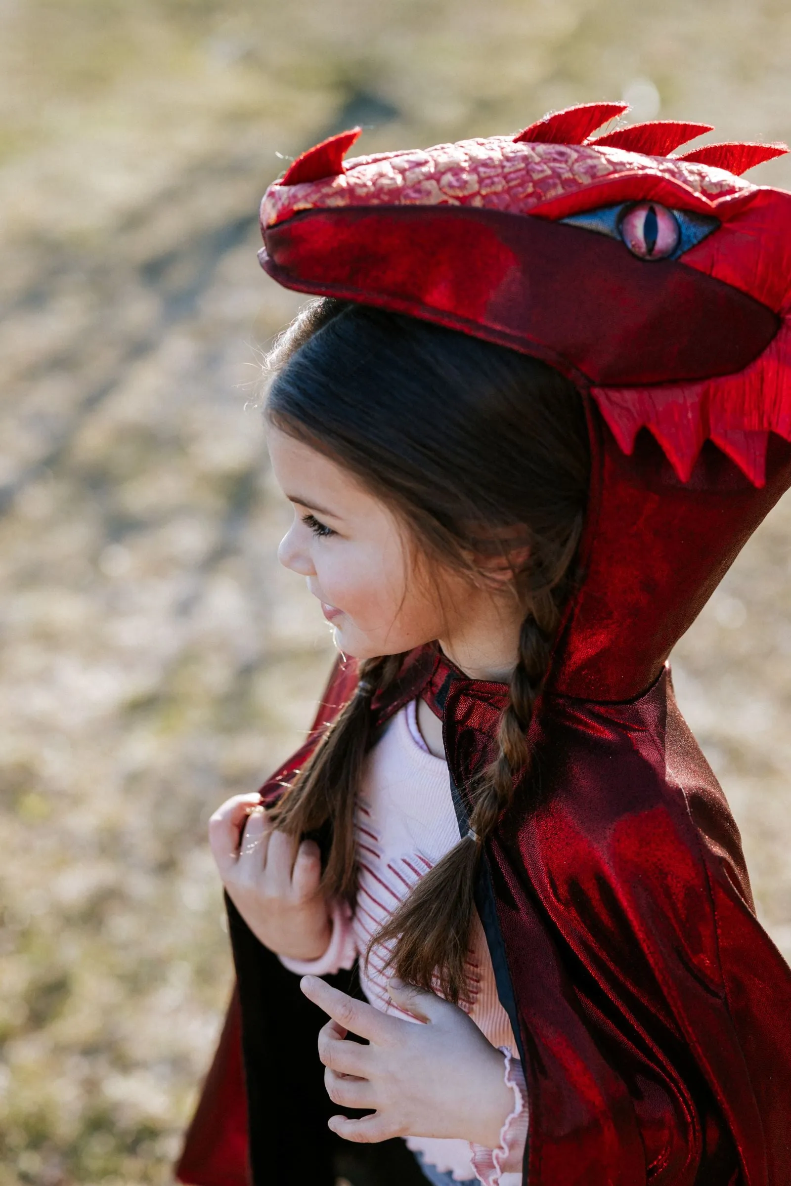 Ruby The Metallic Dragon Cape