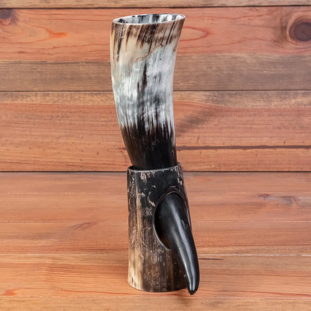 Rugged Drinking Horn   Horn Stand (XL)