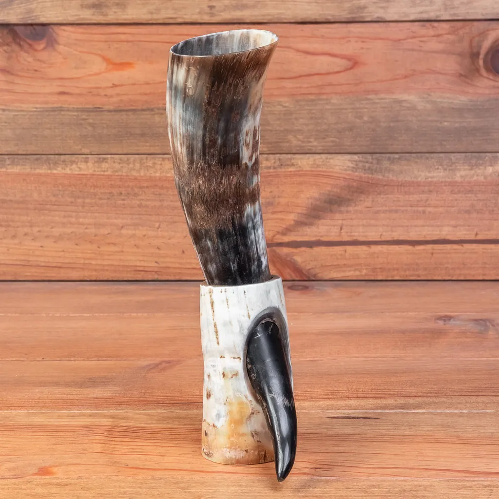 Rugged Drinking Horn   Horn Stand (XL)