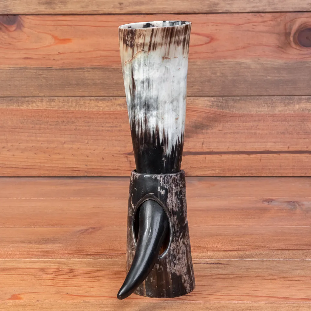 Rugged Drinking Horn   Horn Stand (XL)